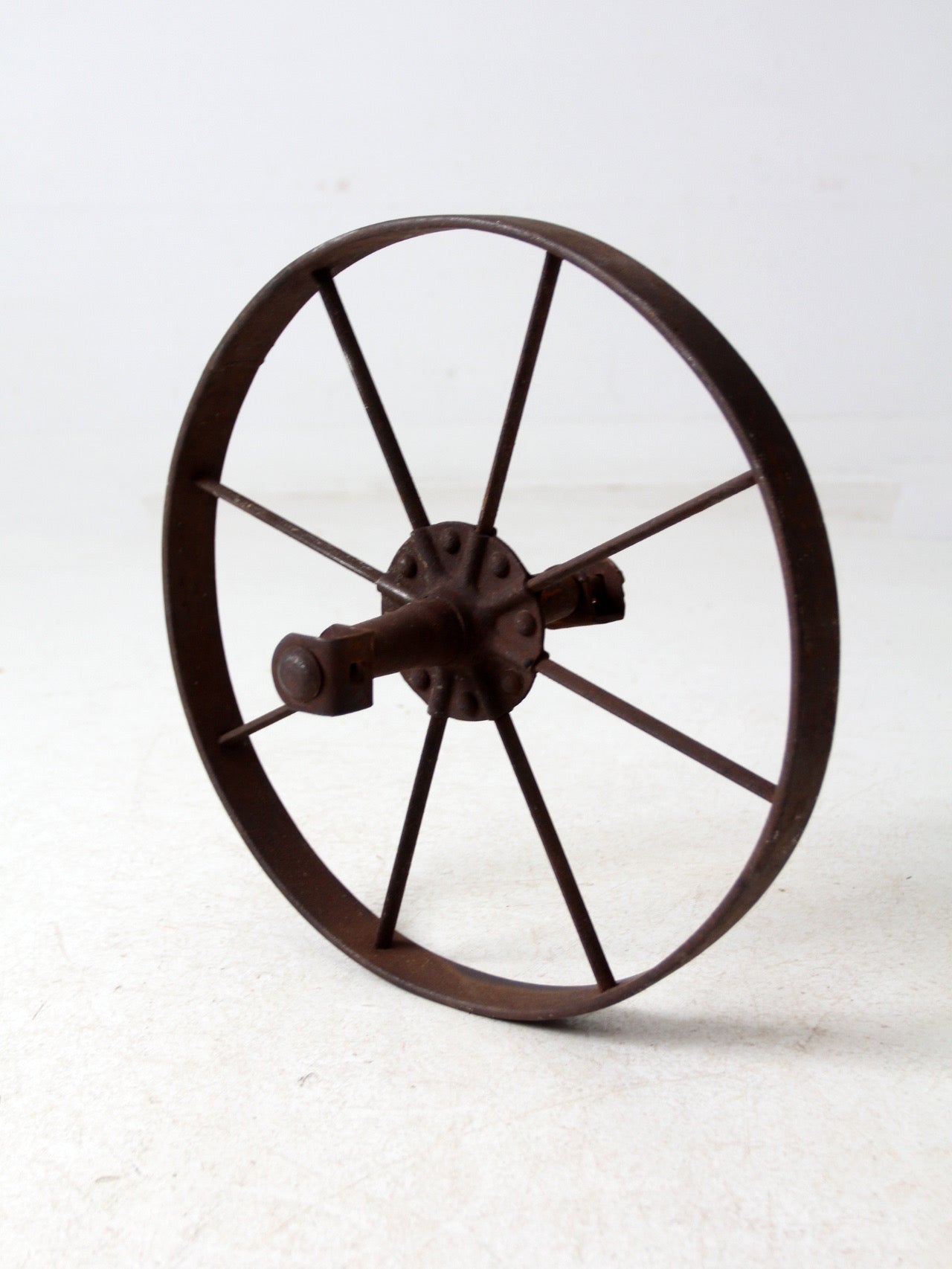 antique iron wheel