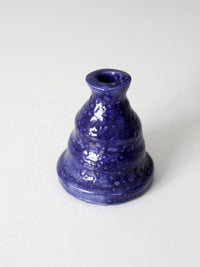 vintage handmade studio pottery vase