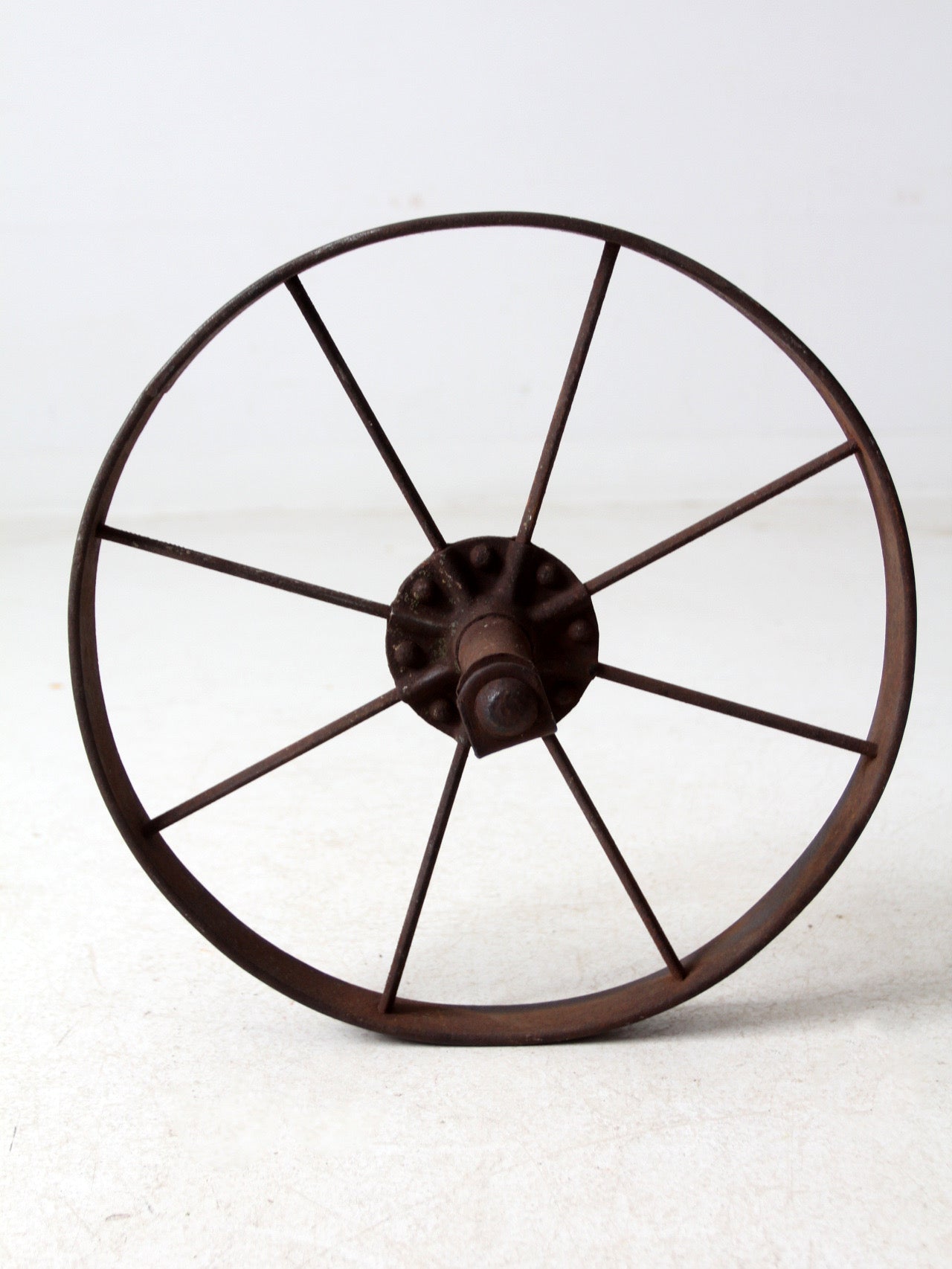 antique iron wheel