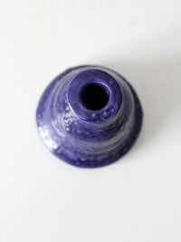 vintage handmade studio pottery vase