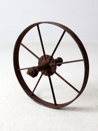 antique iron wheel