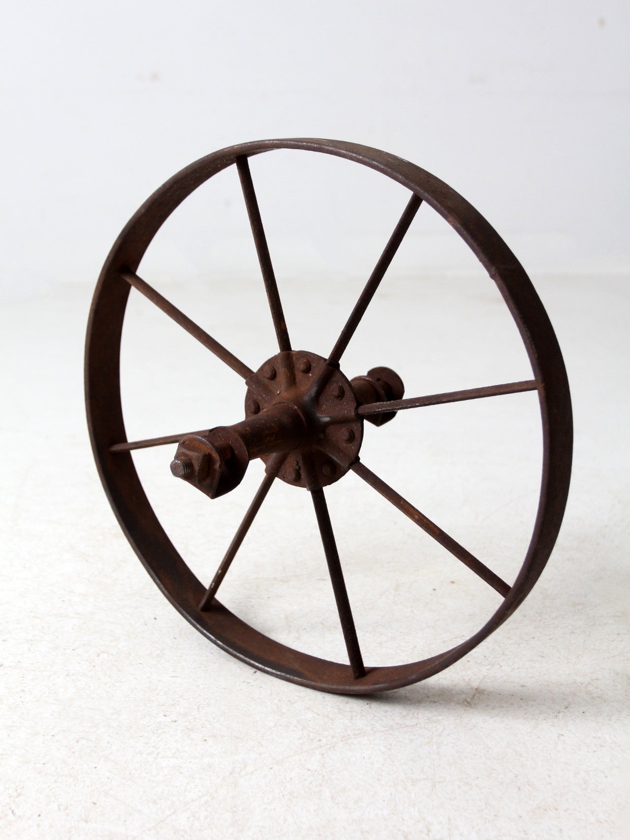 antique iron wheel