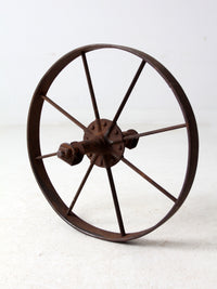 antique iron wheel