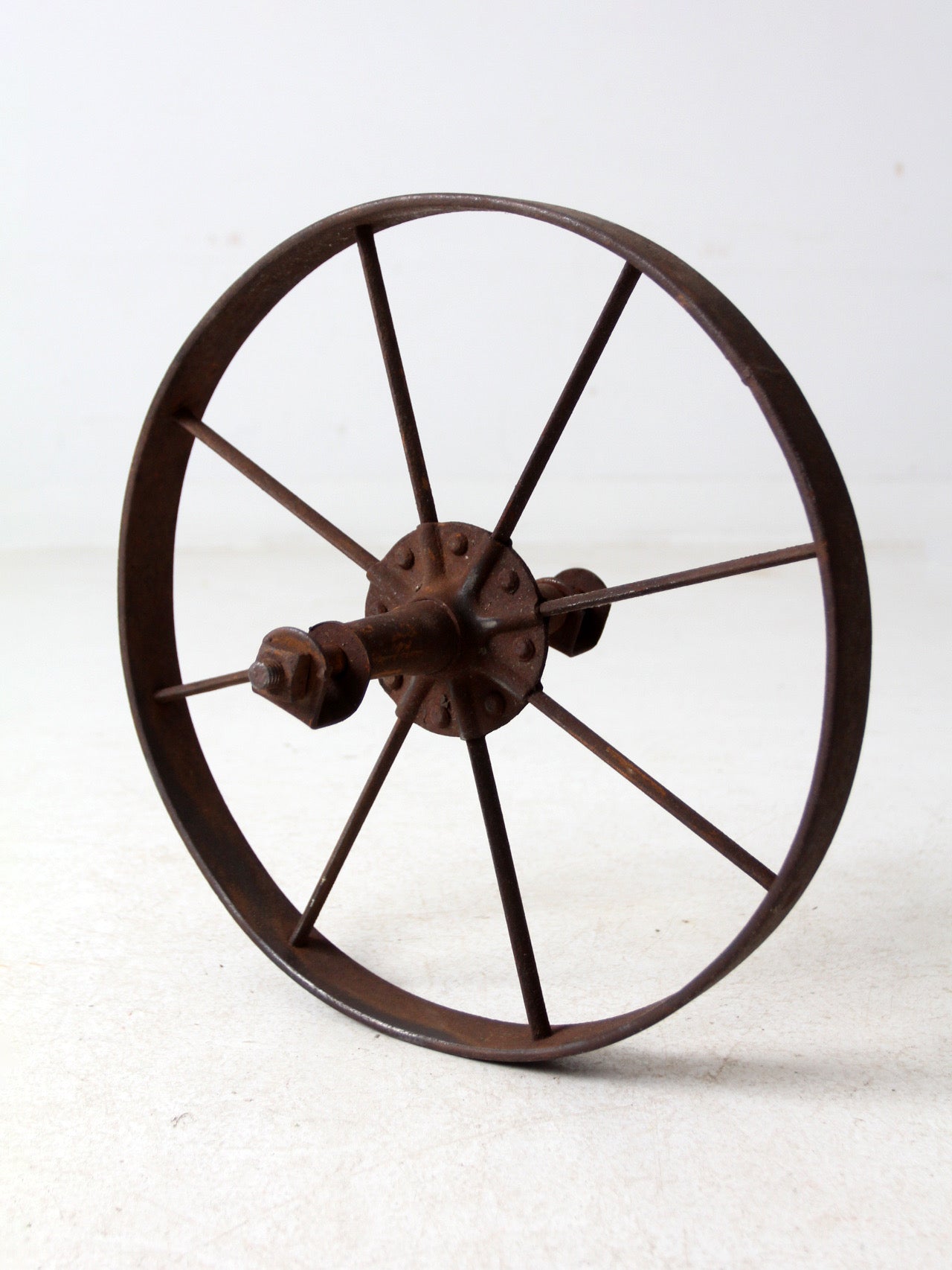 antique iron wheel
