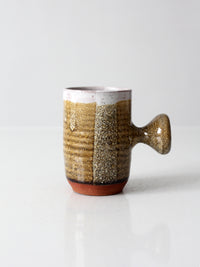 vintage handmade studio pottery mug