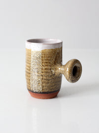 vintage handmade studio pottery mug