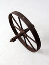 antique iron wheel