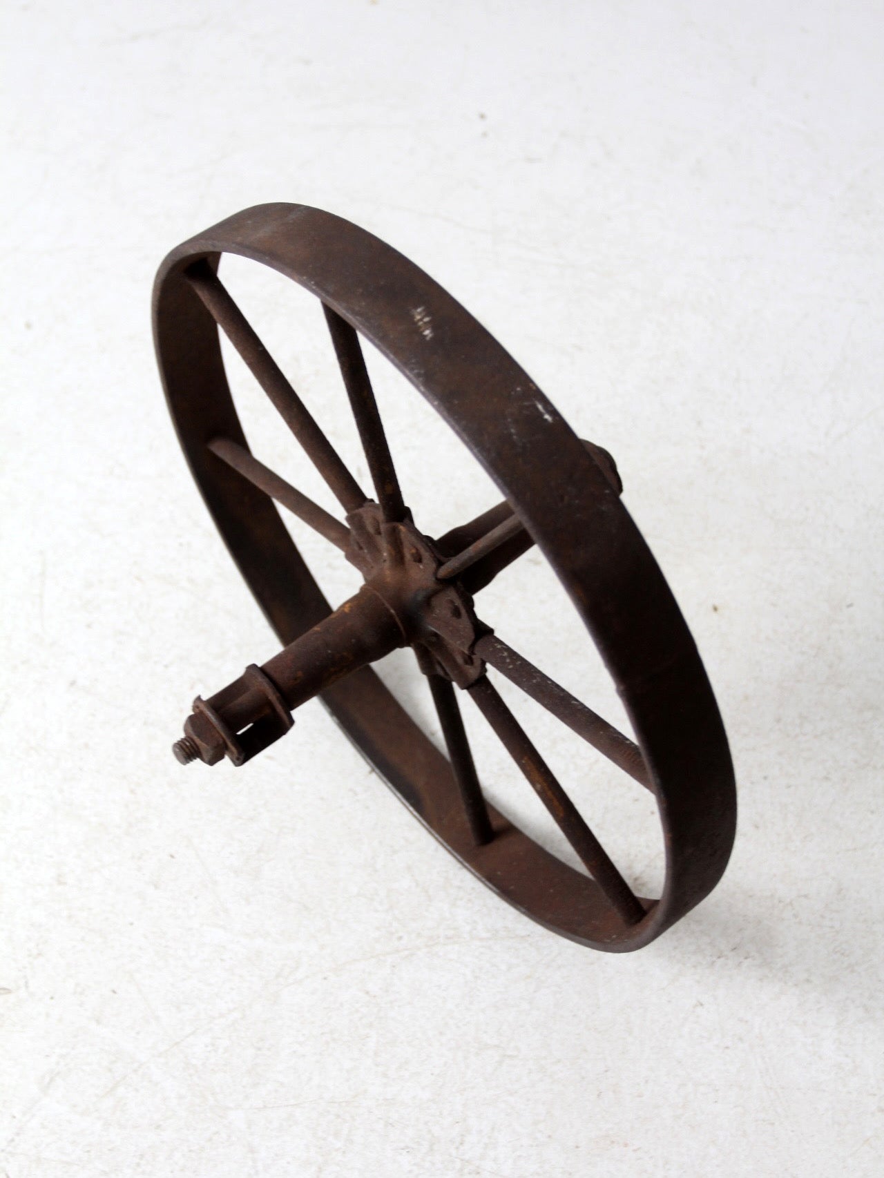 antique iron wheel