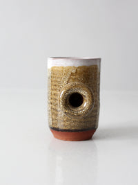vintage handmade studio pottery mug