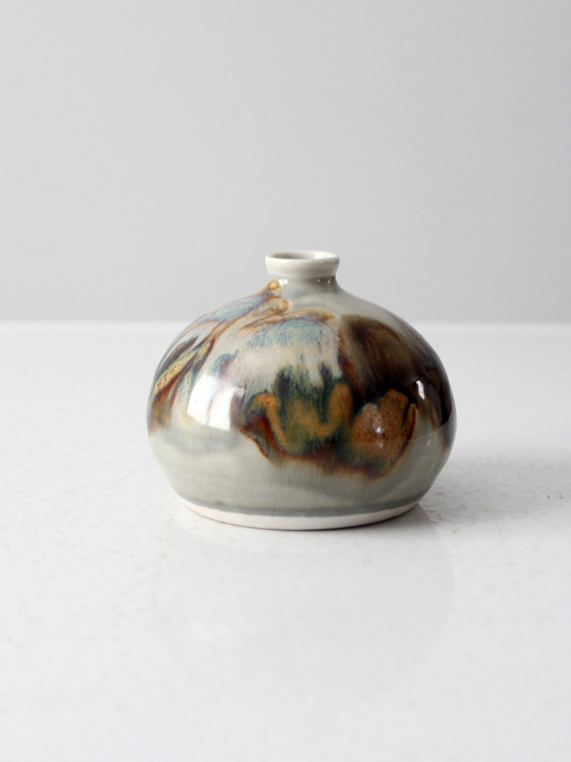 vintage studio pottery vase