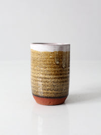 vintage handmade studio pottery mug