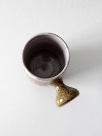 vintage handmade studio pottery mug