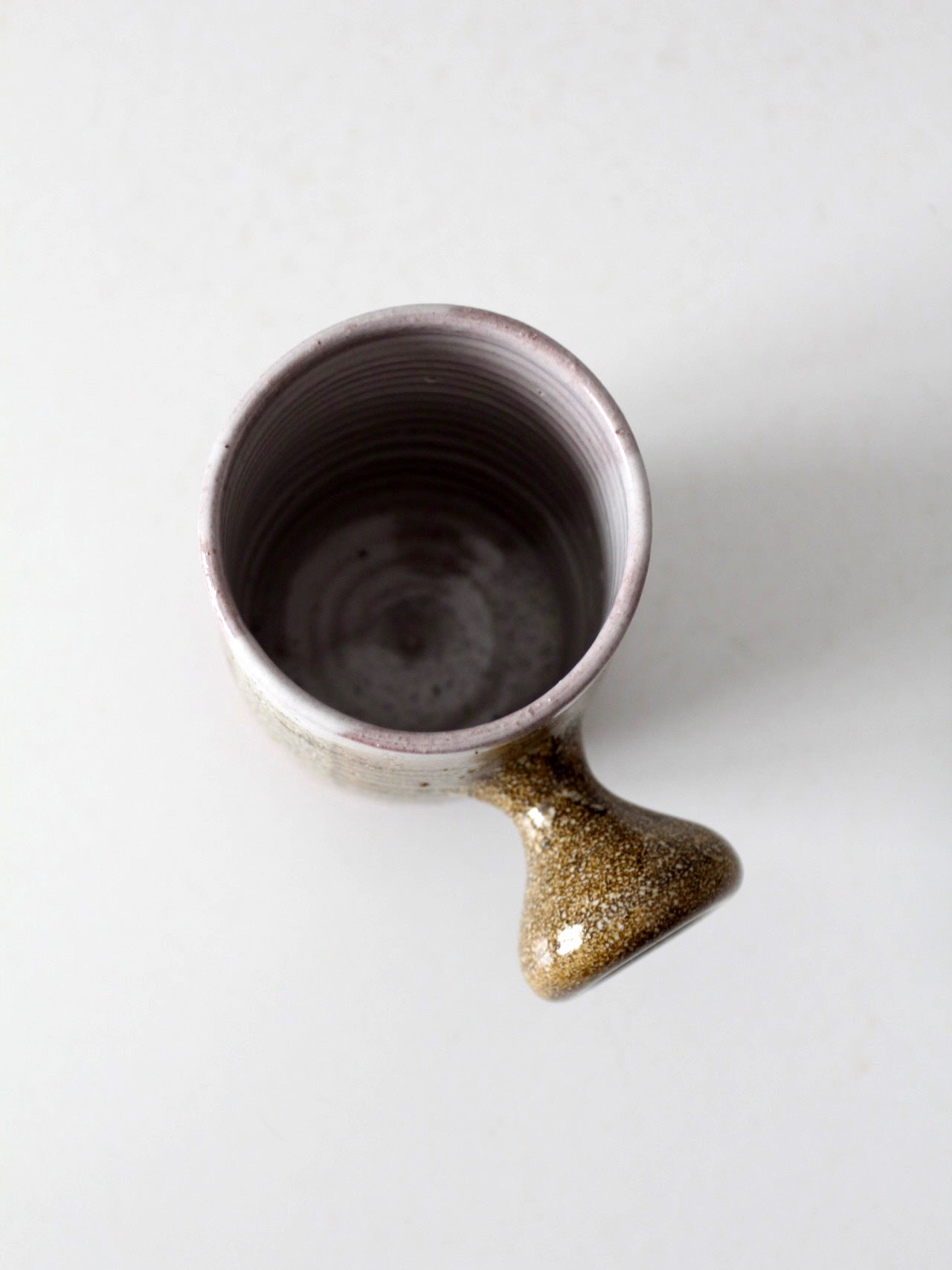 vintage handmade studio pottery mug