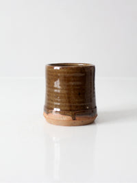 vintage handmade studio pottery cup