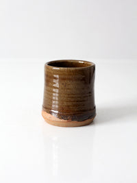 vintage handmade studio pottery cup