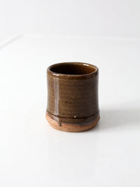 vintage handmade studio pottery cup