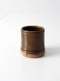 vintage handmade studio pottery cup