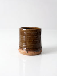 vintage handmade studio pottery cup