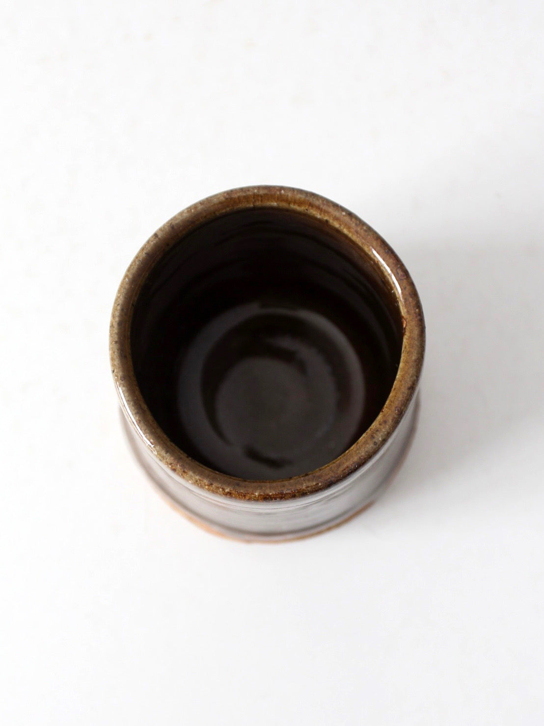 vintage handmade studio pottery cup