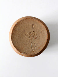 vintage handmade studio pottery cup