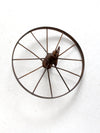 antique iron cart wheel