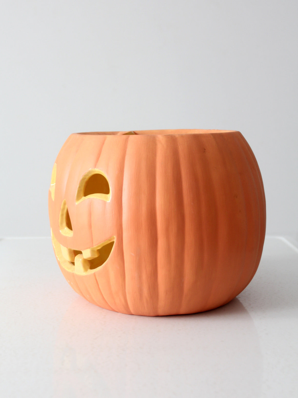 vintage ceramic jack o lantern