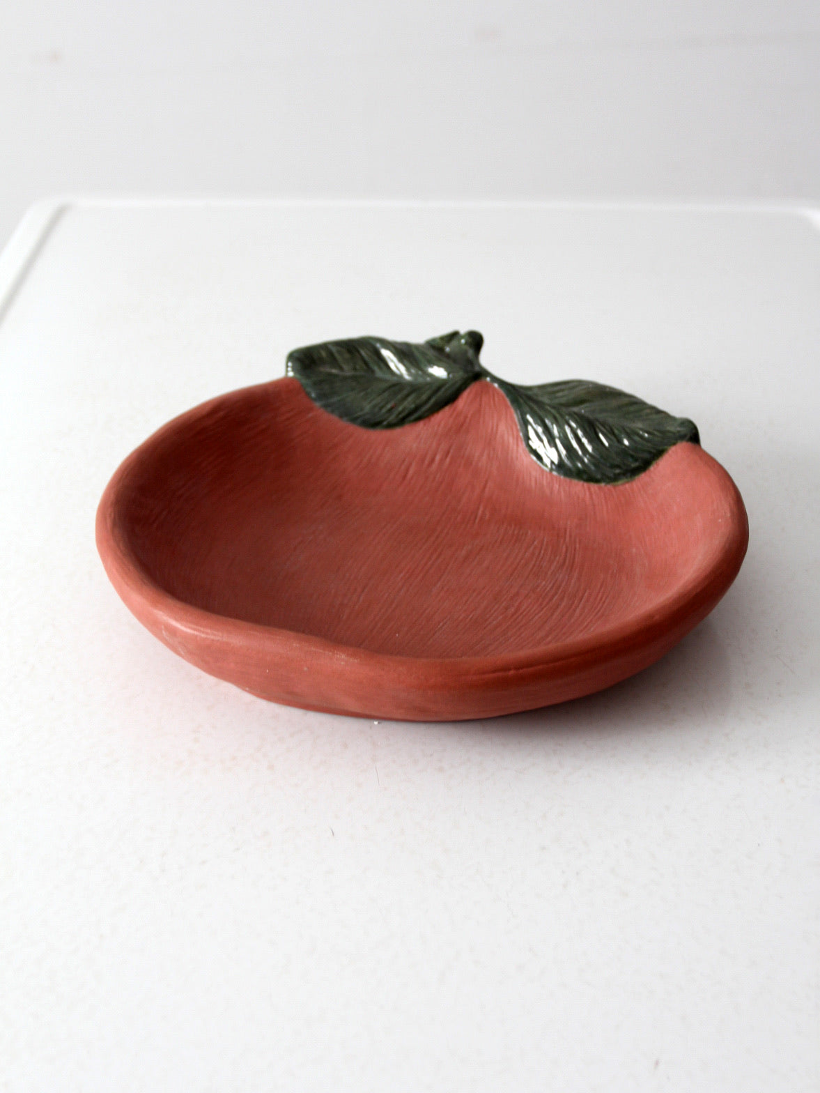 vintage ceramic pumpkin tray