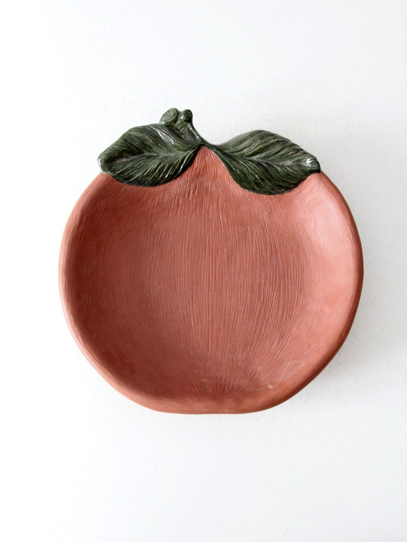 vintage ceramic pumpkin tray