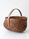 vintage gathering buttocks basket