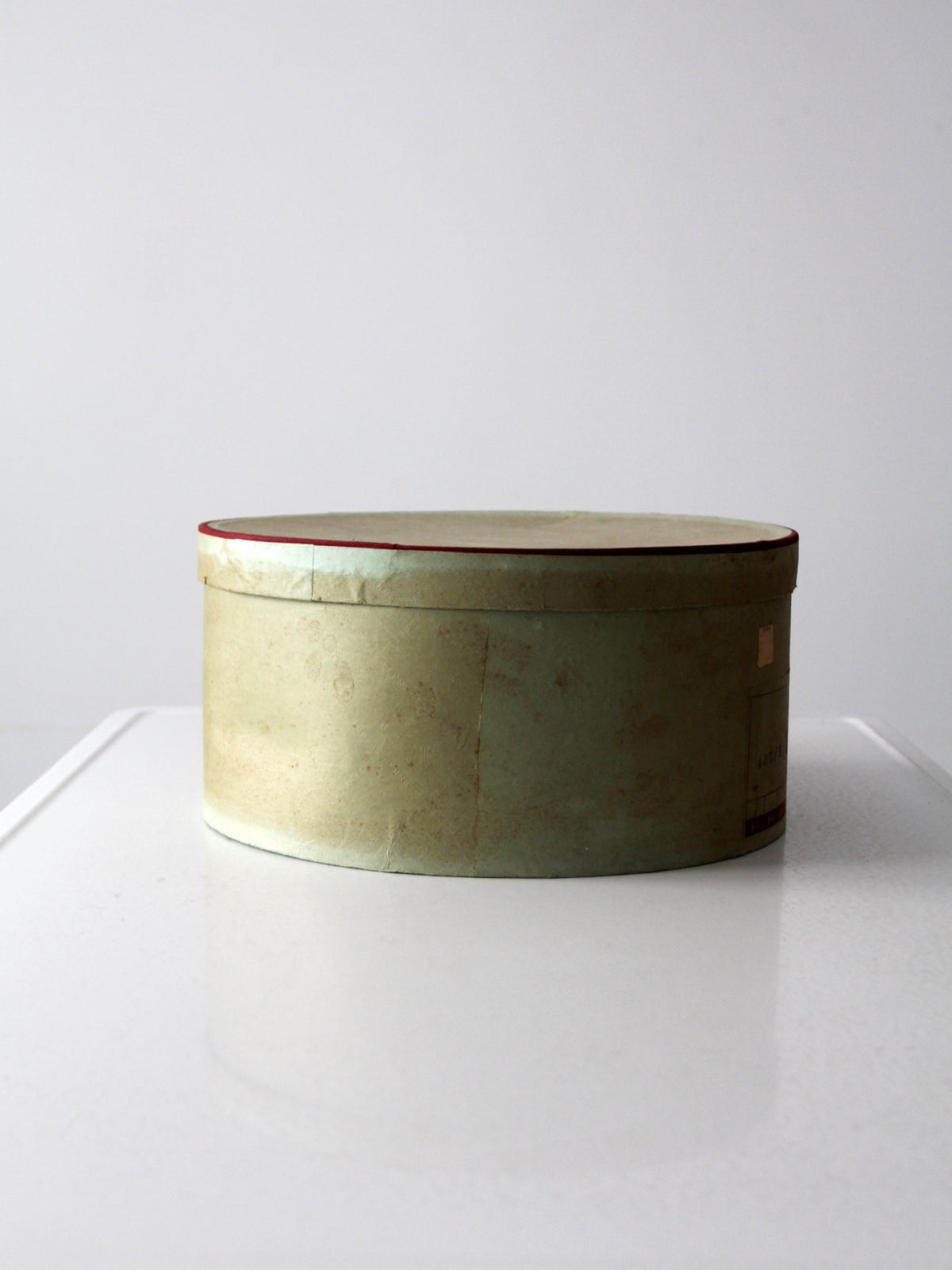 vintage Penney’s Marathon men’s hat box, circa 1950s