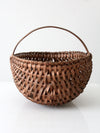 vintage gathering buttocks basket