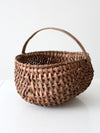 vintage gathering buttocks basket