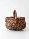 vintage gathering buttocks basket