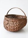 vintage gathering buttocks basket