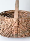 vintage gathering buttocks basket