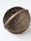 vintage gathering buttocks basket