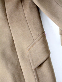 1940s Max Wax military officer wool coat
