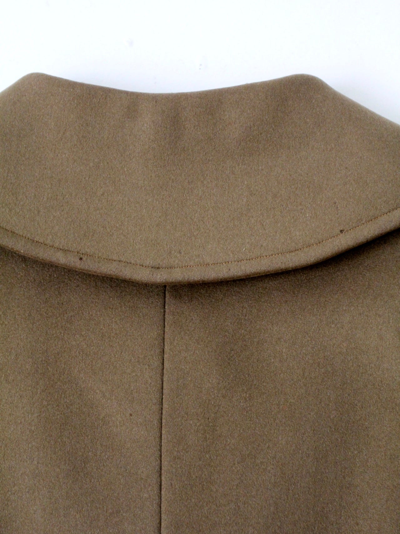 1940s Max Wax military officer wool coat