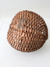 vintage gathering buttocks basket
