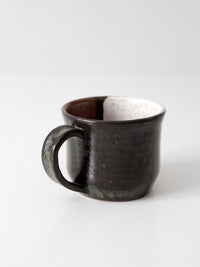 vintage handmade studio pottery mug