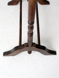 antique Victorian wooden blanket stand