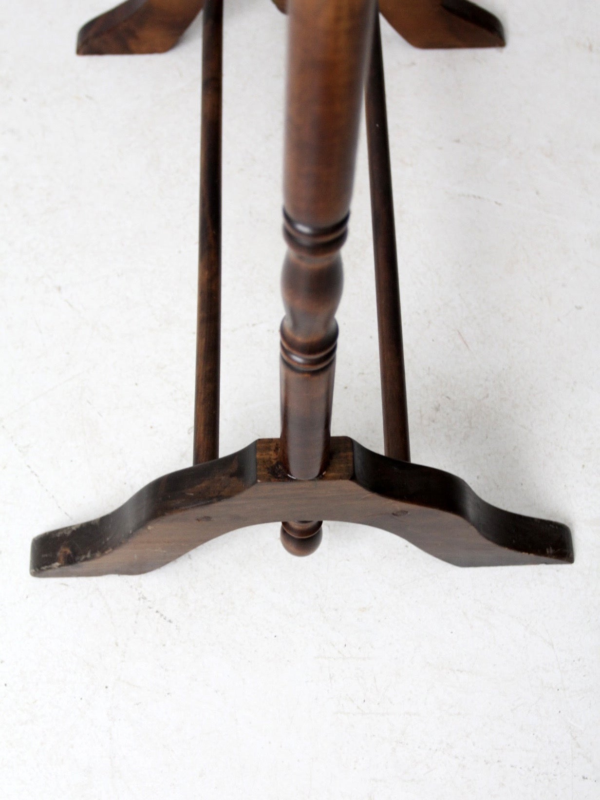 antique Victorian wooden blanket stand