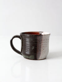 vintage handmade studio pottery mug