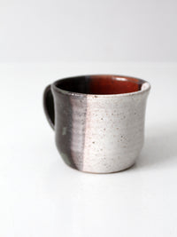 vintage handmade studio pottery mug
