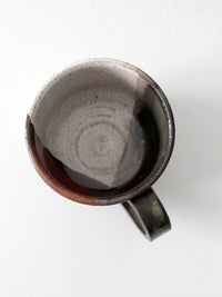 vintage handmade studio pottery mug