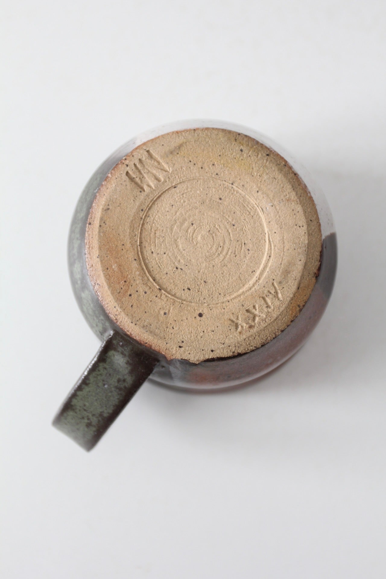 vintage handmade studio pottery mug