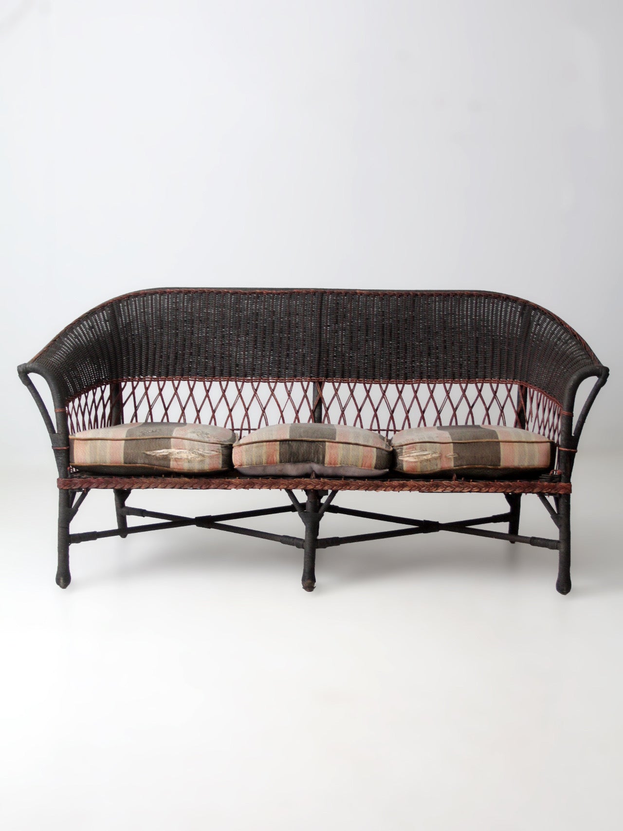 early 20th century wicker sofa and chair set