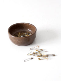 vintage handmade studio pottery bowl