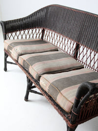 early 20th century wicker sofa and chair set