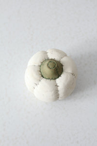 vintage white ceramic pumpkin